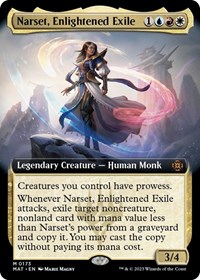Narset, Enlightened Exile (Extended Art), March of the Machine: The Aftermath