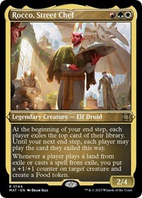 Rocco, Street Chef (Foil Etched), March of the Machine: The Aftermath