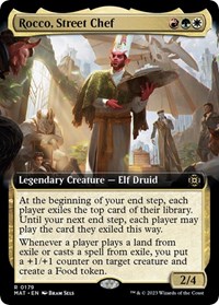 Rocco, Street Chef (Extended Art), March of the Machine: The Aftermath