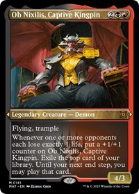 Ob Nixilis, Captive Kingpin (Foil Etched), March of the Machine: The Aftermath