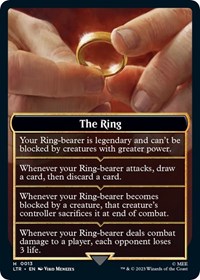 The Ring Helper Card, Universes Beyond: The Lord of the Rings: Tales of Middle-earth