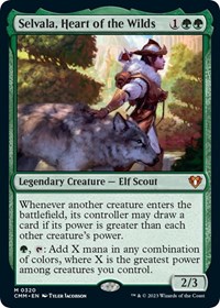Selvala, Heart of the Wilds, Commander Masters