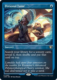 Personal Tutor (Foil Etched), Commander Masters