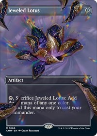 Jeweled Lotus (Textured Foil), Commander Masters