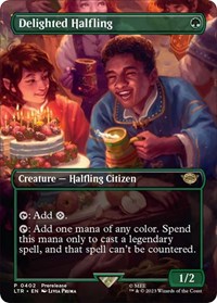 Delighted Halfling (Borderless), Universes Beyond: The Lord of the Rings: Tales of Middle-earth