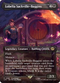 Lobelia Sackville-Baggins (Borderless), Universes Beyond: The Lord of the Rings: Tales of Middle-earth