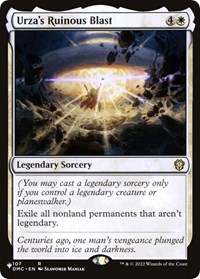 Urza's Ruinous Blast, The List Reprints