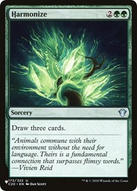 Harmonize (C20), The List Reprints