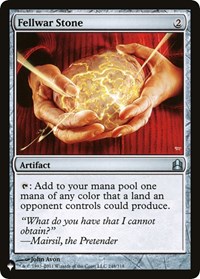 Fellwar Stone (CMD), The List Reprints