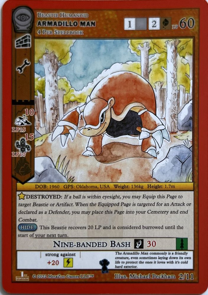 Armadillo Man, Standard, front