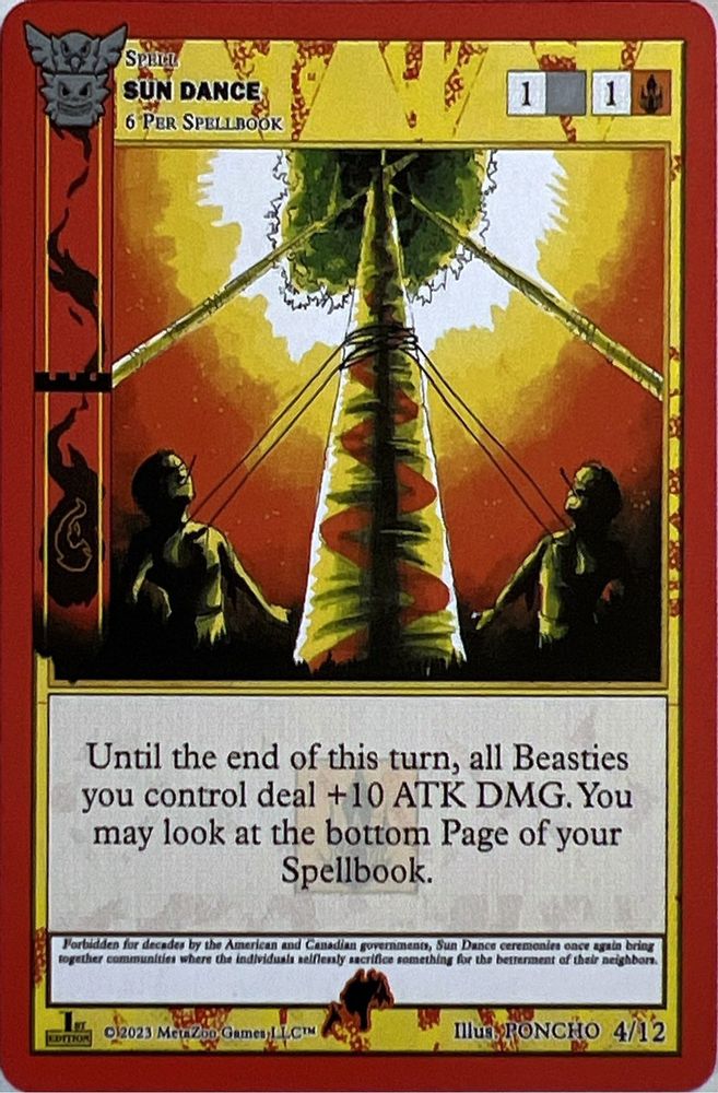 Sun Dance, Standard, front