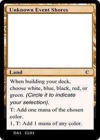 Unknown Event Shores, Un-Known Event Playtest Cards