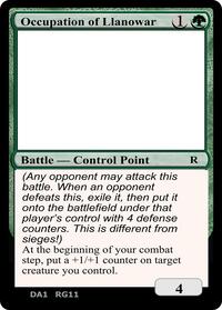 Occupation of Llanowar, Un-Known Event Playtest Cards
