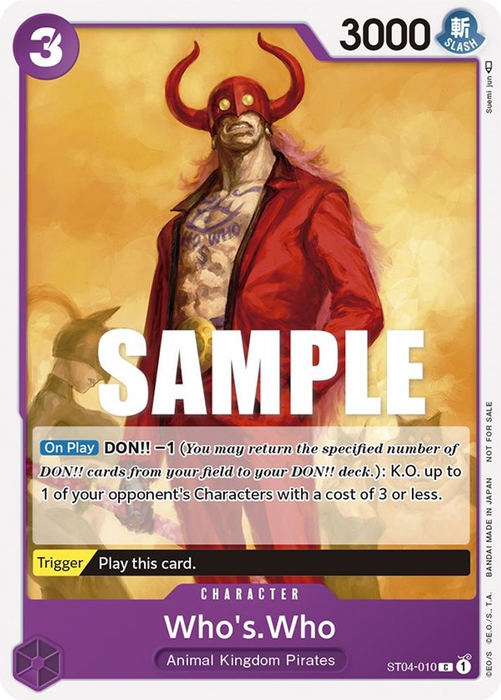 Who's.Who (Tournament Pack Vol. 3) [Participant]