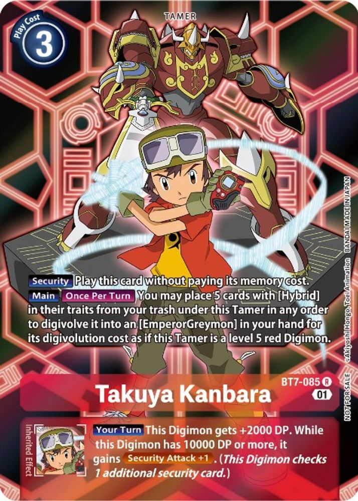 Takuya Kanbara (D-Scanner Alternate Art), Foil, front