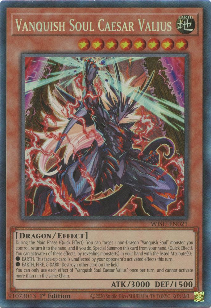 Vanquish Soul Caesar Valius (CR), 1st-edition, front