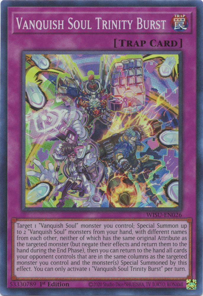 Vanquish Soul Trinity Burst, 1st-edition, front