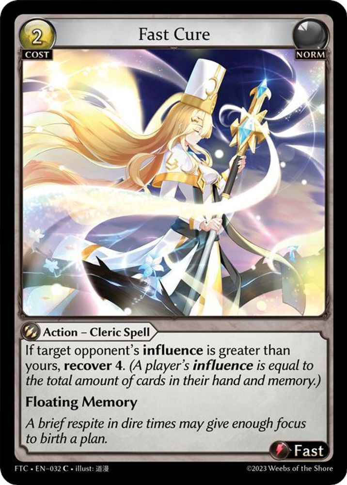 Fast Cure, Standard, front