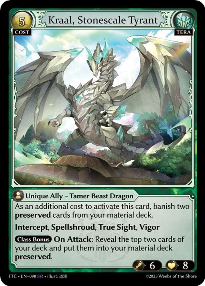 Kraal, Stonescale Tyrant, Standard, front