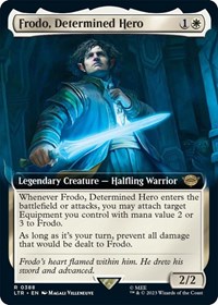 Frodo, Determined Hero (Extended Art), Universes Beyond: The Lord of the Rings: Tales of Middle-earth