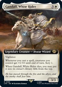 Gandalf, White Rider (Extended Art), Universes Beyond: The Lord of the Rings: Tales of Middle-earth