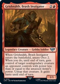 Grishnakh, Brash Instigator, Universes Beyond: The Lord of the Rings: Tales of Middle-earth