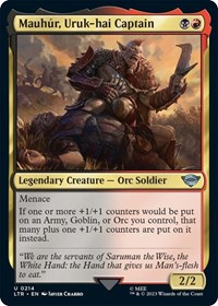 Mauhur, Uruk-hai Captain, Universes Beyond: The Lord of the Rings: Tales of Middle-earth