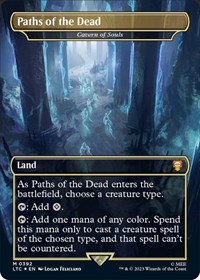 Paths of the Dead - Cavern of Souls (Surge Foil), Commander: The Lord of the Rings: Tales of Middle-earth
