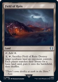 Field of Ruin, Commander: The Lord of the Rings: Tales of Middle-earth