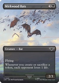 Mirkwood Bats (Borderless), Universes Beyond: The Lord of the Rings: Tales of Middle-earth