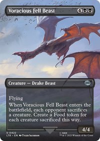 Voracious Fell Beast (Borderless), Universes Beyond: The Lord of the Rings: Tales of Middle-earth