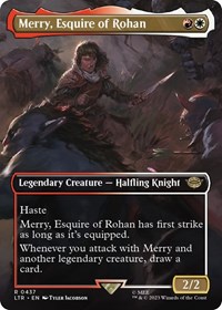 Merry, Esquire of Rohan (Borderless), Universes Beyond: The Lord of the Rings: Tales of Middle-earth