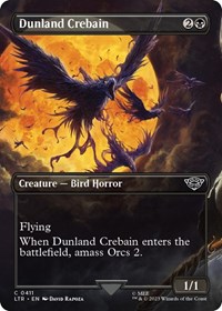 Dunland Crebain (Borderless), Universes Beyond: The Lord of the Rings: Tales of Middle-earth