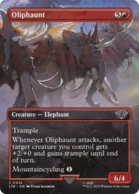 Oliphaunt (Borderless), Universes Beyond: The Lord of the Rings: Tales of Middle-earth