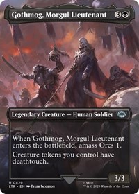 Gothmog, Morgul Lieutenant (Borderless), Universes Beyond: The Lord of the Rings: Tales of Middle-earth