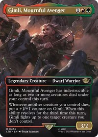 Gimli, Mournful Avenger (Borderless), Universes Beyond: The Lord of the Rings: Tales of Middle-earth