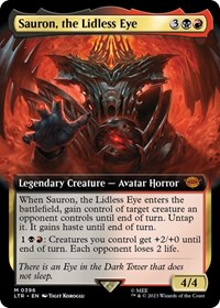 Sauron, the Lidless Eye (Extended Art), Universes Beyond: The Lord of the Rings: Tales of Middle-earth