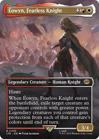 Eowyn, Fearless Knight (Borderless), Universes Beyond: The Lord of the Rings: Tales of Middle-earth