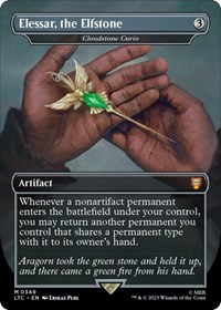 Elessar, the Elfstone - Cloudstone Curio, Commander: The Lord of the Rings: Tales of Middle-earth