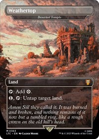 Weathertop - Deserted Temple, Commander: The Lord of the Rings: Tales of Middle-earth
