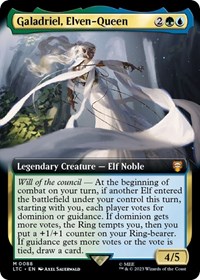 Galadriel, Elven-Queen (Extended Art), Commander: The Lord of the Rings: Tales of Middle-earth