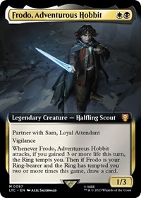 Frodo, Adventurous Hobbit (Extended Art), Commander: The Lord of the Rings: Tales of Middle-earth