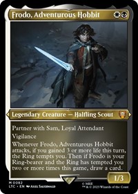 Frodo, Adventurous Hobbit (Display Commander) - Thick Stock, Commander: The Lord of the Rings: Tales of Middle-earth