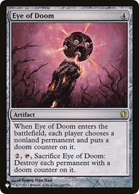 Eye of Doom, The List Reprints