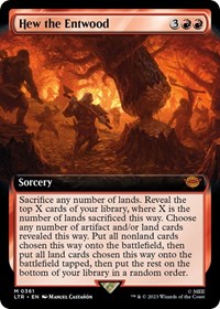 Hew the Entwood (Extended Art), Universes Beyond: The Lord of the Rings: Tales of Middle-earth