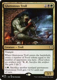 Gluttonous Troll, The List Reprints
