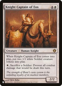Knight-Captain of Eos, The List Reprints