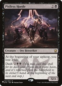 Pitiless Horde, The List Reprints