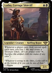 Lotho, Corrupt Shirriff, Universes Beyond: The Lord of the Rings: Tales of Middle-earth