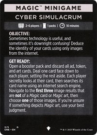 Magic Minigame: Cyber Simulacrum, Phyrexia: All Will Be One